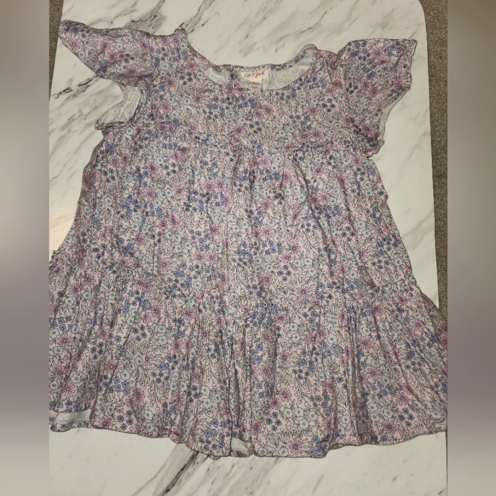 Girl's Floral Shirt Size